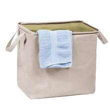 Multipurpose Foldable Organizer Basket For Clothes, Toys, Fabric, 60L - 卡其色 - 查看 5