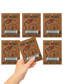 10Pcs Gas Money Theme Money Holder Card,Money Clip With Gasoline Gun, Dashboard Design,Wedding Decor,Money Envelopes Hanging Ornament,Bridal Shower Favors,Birthday Party Decor,Babyshower Decorations,Holiday Party Supplies,Birthday&Holiday Gifts