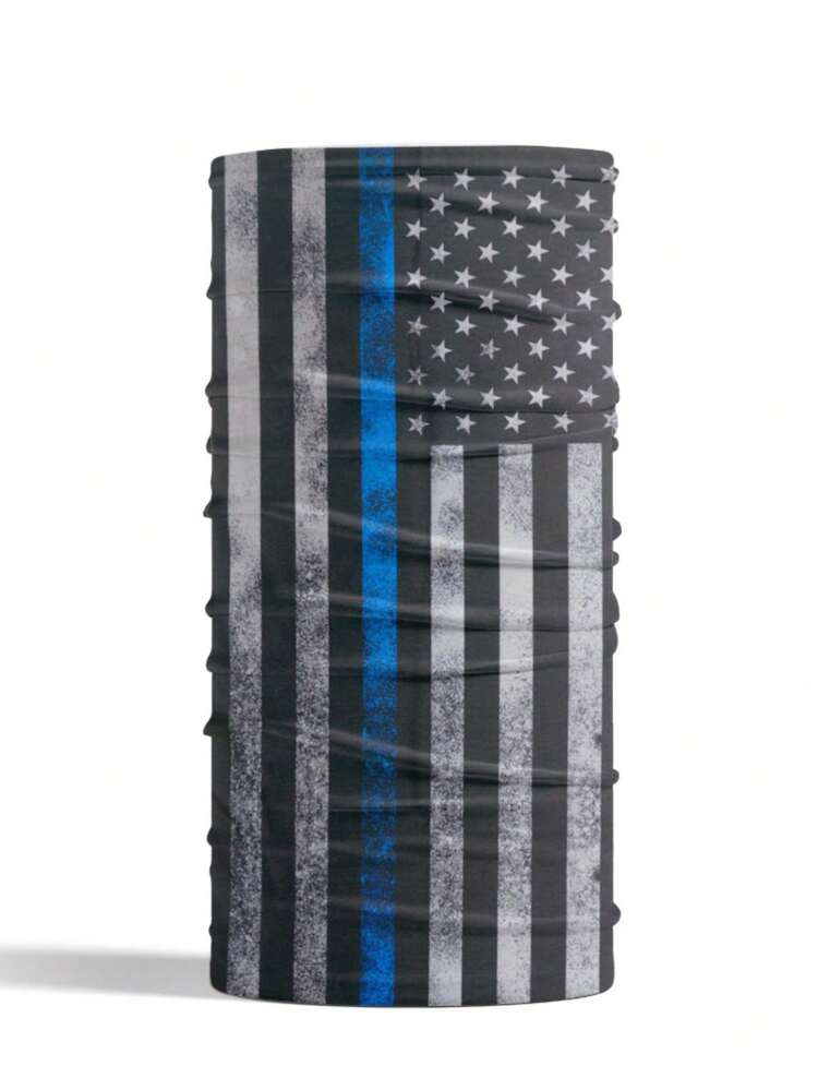 Halloween American Flag Outdoor Sports Seamless Magic Headscarf Motorcycle Hood Riding Sun Protection And Dust Mask - Multicolor - View 14