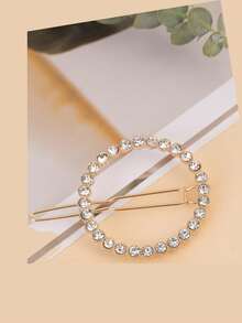 1pc Elegant Round Zinc Alloy Snap Hair Clip,Fall,Hair Accessories,Hair Accessories For Women,Travel,Hair Accessories,Accessories Women,Hair Accessory,Hair Accessories Women,Hair Tools,Hair Stuff,Beauty Accessories,Gifts,Travel,Gifts For Women,Hair Stuff,Stocking Stuffers,Stocking Stuffers,Stocking Fillers,Stocking Stuffers For Women,Stocking Fillers Women,Christmas Gifts,Gifts,Christmas Stocking Fillers,Gifts For Women,Gift,Christmas Gift,Stocking Stuffers For Adults,Stocking Fillers For Adult,Hair Stuff,Women's Accessories,Stocking Stuffer,Coming-Of-Age Hair Accessory,Christmas Hair Accessories,Gift Ideas For Women,Beauty Stocking Fillers,Christmas Gifts For Women, Head Accessories - Multicolor - View 3