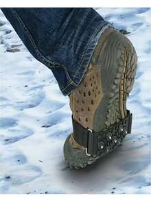 Two Self-Adhesive Hook-And-Loop Anti-Slip Pads, Suitable For Various Scenarios Such As Outdoor Sports, Rock Climbing, Snow, Ice, And Mountain Climbing. Bicycle Tire Grip Pads, Essential For Winter, Ice Climbing Equipment, Outdoor Sports Safety, Hook-And-Loop Fasteners, Essential For Winter Sports, Enhanced Grip Surface, Weather-Resistant Pads, Outdoor Adventurers, Winter Sports Enthusiasts, Snow Climbing