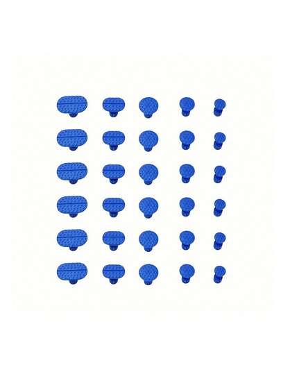 30 件汽车凹痕修复垫，通用凹痕拉拔器胶片，适用于冰雹损坏，凹痕去除工具，免漆凹痕修复配件