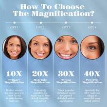 2个45英寸化妆放大镜，壁挂式，10倍-30倍放大倍率，带3个吸盘，圆形旅行放大镜 - 非常适合精细化妆/剃须，价格实惠，情人节礼物，廉价商品，旅行必备，房间装饰，情人节礼物，便宜货，房间，1美元商品，度假必备，女士礼物，卧室，情人节，99美分 - 黑色 - 查看 6