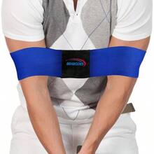 Swing Training Aid - Muscle Connection Swing Corrector Golfers, Arm Elbow Posture Trainer RightLeft Handed Beginners, Trainer Arm Band IndoorOutdoor Club Practice - 藍色 - 查看 2
