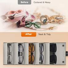 1PC Folding Glasses Case, Anti-Stress Sunglasses Case, Personalized Sunglasses Case, Glasses Case, Glasses Bag, Glasses Storage Box, Foldable Glasses Case,School Glasses Storage Box Glasses Case Holder Organizer Storage Eyeglass Case Protective Case Glasses Bag Sunglasses Pouch For Travel Vacation Cruise Summer Holiday Travelling Bag Travel Stuff Essentials For College Dorm Home School Hotal Travel Kit - 彩色 - 查看 10