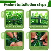 MEHELANY 1Pc Faux Grass Decor Fake Plant, Multiple Sizes Decorative Artificial Greenery Fake Plants, UV Plant Topiary Ball Large Outdoor, Topiary Tree Plants, Small Artificial Plants For Ackyard And Indoor & Outdoor Greenery Home Decor - Green - View 6