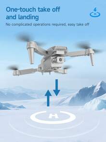 AXNEN 2026新款E88四轴飞行器无人机，配备720P摄像头、FPV图传、光流悬停、一键360°翻转，轻松完成特技飞行，适合初学者，是万圣节和圣诞节的完美礼物。 - 彩色 - 查看 6