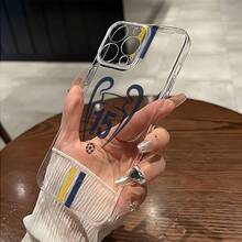 Funda de teléfono transparente con diseño UV impreso para iPhone 16/16 Plus/16 Pro/16 Pro Max, 13/13 Pro/13 Pro Max, 12/12 Pro/12 Pro Max, 11/11 Pro/11 Pro Max, 7/8 - Color mezclado 1 - Ver 4