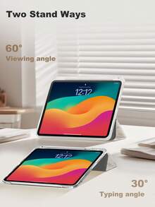 xercxerc Ditsy Flower Print Flip Case For IPad Air 11 Inch, IPad Pro 12.9/11/10.9 (2025/2024), IPad Mini 8.3, Galaxy Tab S10+/S9+/S8+/S7 FE /A9/A8/A7+ - PU Leather Cover With TPU Soft Back, 360-Degree Foldable Stand, Pencil Slot, Shockproof Anti-Scratch Auto Wake/Sleep, IPad Case 9th/10th/11th Generation, Fall IPad Case, Back To School - 米色 - 查看 7