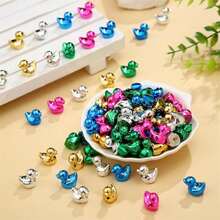 20/30/50 Tượng Vịt Mini, Tượng Vịt Mạ Điện Màu Sắc Tươi Sáng Trang Trí, Tượng Động Vật Cảnh Quan Sân Vườn Mini, Trò Chơi Trốn Tìm Trong Bể Cá, Trang Trí Bánh, Mặt Dây Chuyền Tự Làm - Nhiều màu - Xem 3