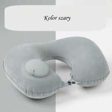 Pernă gonflabilă în formă de U, pernă de gât gonflabilă sub presiune, pernă de gât din mătase de lapte pentru avion TPU, pernă de călătorie portabilă