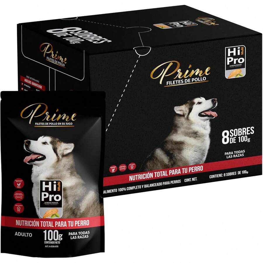 Alimento Húmedo para Perro HI MULTIPRO (Caja con 8 Sobres) - 1 - Ver 1