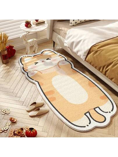 2025 Room Bedroom Imitation Cashmere Bedside Vloerkleed ative Tapijt Ho hold Stain Resistant Dustproof Vloer Mat view 2