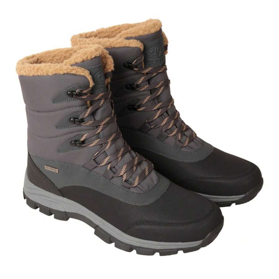Animal Mens Blizzard Waterproof Snow Boots (Grey) - 100% Mixed - (MW3697) - Grey - View 1