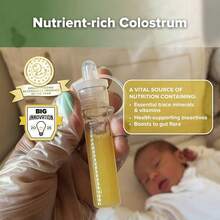 Reusable 6ml Colostrum Collector Set, Freeze Heat Breast Milk Storage With Box, Brush & Wipes, Breastfeeding Must-Have For New Mothers - Multicolor - View 2