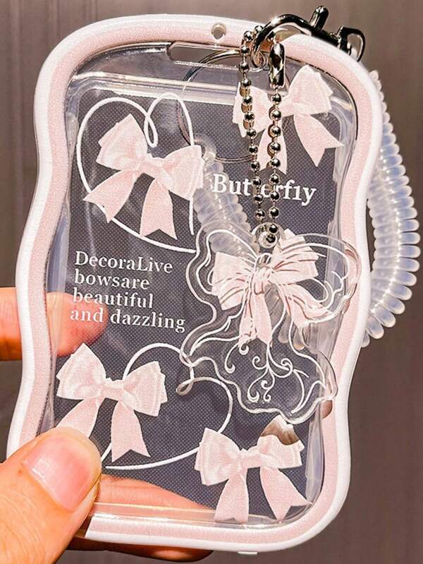 1 pièce Nouveau couvercle de carte transparent avec porte-carte d'étudiant, étui de carte d'identité transparent en silicone souple, couvercle de protection de carte d'accès