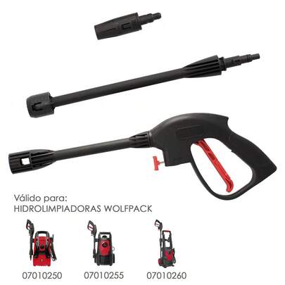WOLFPACK LINEA PROFESIONAL Pistola Para Hidrolimpiadora Wolfpack 100-105 - 135 Bar