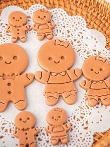 Moule à biscuits en pain d'épices de Noël en forme d'homme. Moule d'embossage pour famille, fille, garçon. Outils de découpe de biscuits, ustensiles de décoration de gâteaux