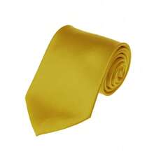 New Hot ! Solid Color Plain Classic Necktie Men's Tie,ZXCFTE - 47-芥末 - 查看 1