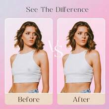 1 Pairs Nipple CoversCakes Nipple Covers 2 Pairs, Ultra-Thin Adhesive Seamless Nipple Pasties For Women Silicone Reusable Breast Petals - 奶油 - 查看 6
