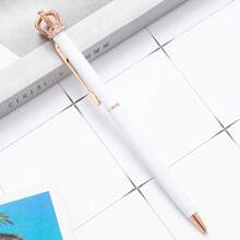 Crown Pen, Crown Ballpoint Pen, Crown Shaped Cartoon Pen, Suitable For Schools, Offices, Signatures, Stationery, Pens, Gifts, Christmas Gifts, Christmas, Etc,