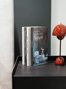 3/6pcs Elegant Minimalist Decorative Book Stack - Beige & Brown Paper Book Ornaments With Rounded Edges, Sturdy Layered Design For Coffee Table, Living Room, Dining Table - Modern Home Decor In Neutral Tones, Space-Saving Tabletop Centerpiece For Year-Round & Seasonal Decor,Easy To Assemble, No Maintenance Required