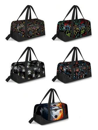 Kids Duffle Bag Boys Girls Dinosaur Sports Gym Bag For Kids Carry On Overnight Bag For Weekender Travel Bag Sleepover Bag Toddler Gym Dance Bag Gift