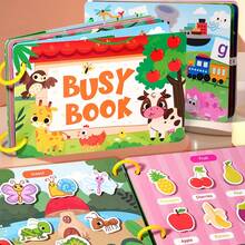 Reusable DIY Busy Book | Weather Theme Activity Toy, Numeral & Letter Learning, Cognitive & Logic Development, Flashcards - Multicolor - View 11