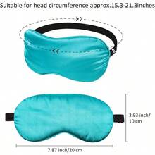 12 Piezas Antifaz para Dormir de Seda Antifaz para Dormir de Seda Pura para Nios con Correa Ajustable Mscara de Ojos Suave y Suave. Cubreojos para Dormir Colores Surtidos - Varios colores - Ver 4