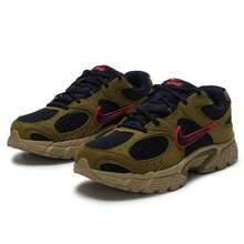 Nike 男士 V5 RNR 轻便都市休闲运动训练健身舒适软底低帮休闲鞋 II6292-002 - 黑/高射砲橄欖綠/杏茶色/熱情紅 - 查看 3