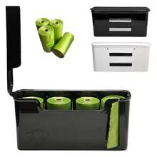 Dog Poop Bag Dispenser - Magnetic &Mount - Indoor/Outdoor - With 60 Bags - Multicolor 82 - View 1