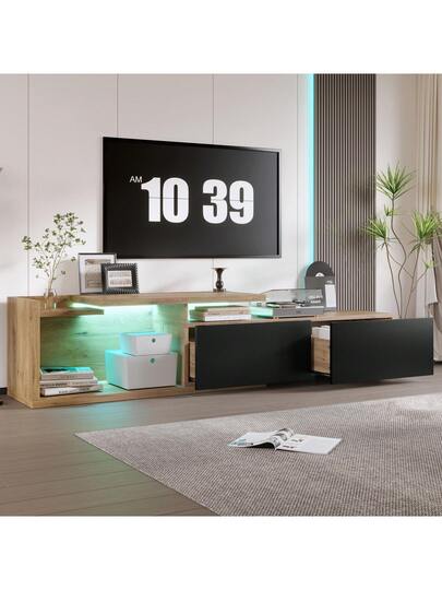 Sairedel Modular TV St Movable Module LED Lighting, Flexible In Extends To 2m Maximum Space Flexibility Storage view 2