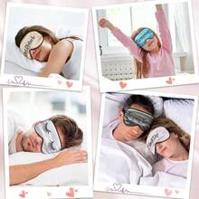 8 Piezas Antifaz para Dormir Antifaz de Seda con Correa Ajustable Venda de Apagn Suave Mascarilla para Dormir para Mujeres Hombres, Viajes, Meditacin Retro Colors - Colores Elegantes. - Ver 6