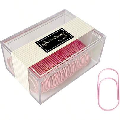 Gold Large Paper Clips, 50pcs 50mm1.97 Oversized Jumbo Wide Planner Paper Clip Non Skid Smooth Steel Wire Office Supply Invitation Accessories Gold