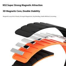 Correas magnéticas para Apple Watch de 49mm, 46mm, 45mm, 44mm, 42mm, 41mm, 40mm, 38mm, pulsera para Apple Watch Series 10, SE, 9, 8, 7, 6, 5, 4, 3, 2, 1, Ultra 2