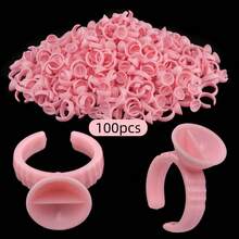 Eyelash Glue Holder, Blooming Flower Eyelash Extension Glue Tray For Makeup Use - Multicolor - View 13