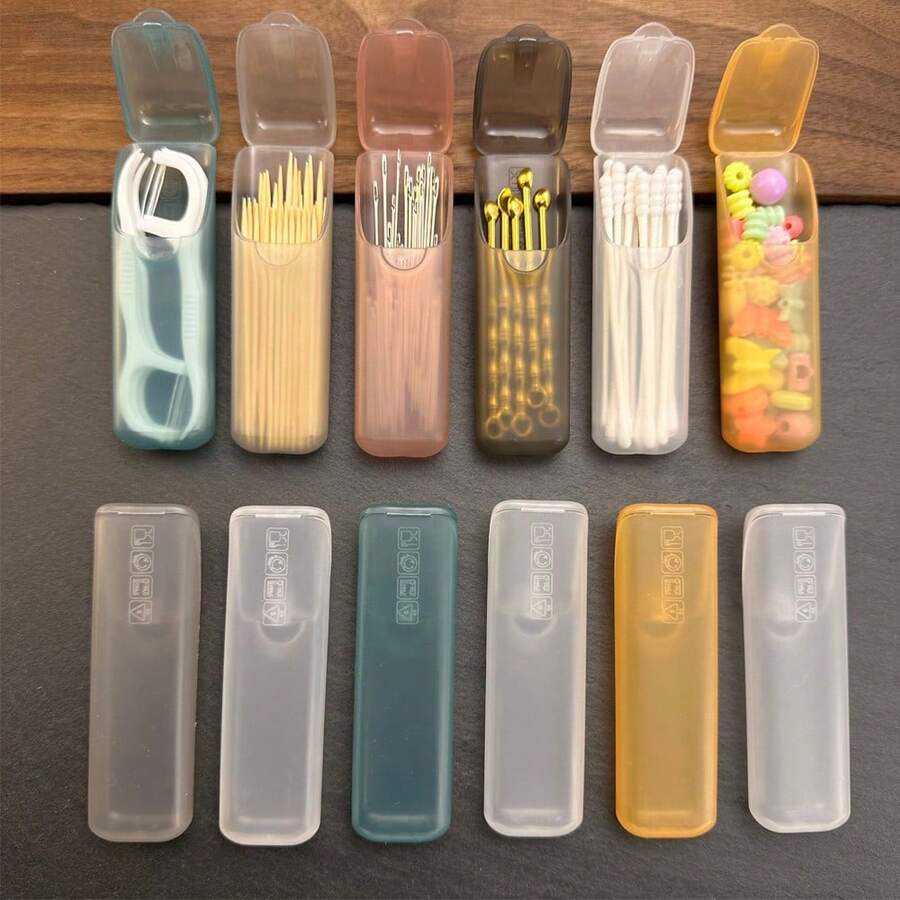 5 Packs Portable Small Storage Boxes, Mini Travel Organizer For Pills ...