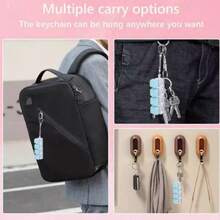 1pc Keyboard Key Cap Stress Relief Toy & Keychain - Finger Press Decompression Accessory, Suitable For Bags And Backpacks - Multicolor - View 5