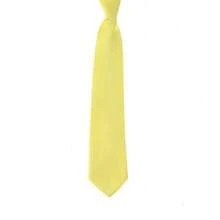 New Hot ! Solid Color Plain Classic Necktie Men's Tie,ZXCFTE - 45-淺黃色 - 查看 2