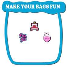 Bộ 10-100 chiếc móc khóa/móc chìa khóa màu hồng ngẫu nhiên dùng để trang trí giày dép, túi xách, dép xăng đan, túi đi biển. Móc khóa/móc giày bằng PVC chất lượng cao, phụ kiện trang trí phổ biến, quà tặng tuyệt vời cho Giáng sinh, sinh nhật, tiệc tùng. - Nhiều màu - Xem 5