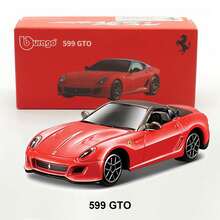 Burago 1:64 Escala Serie Ferrari Modelo de Coche Deportivo para Niños, Miniatura de Simulación Modelo de Coche Fundido a Troquel Pequeño Simulación de Aleación, Modelo de Coche de Colección, Regalo de Año Nuevo, Navidad y Cumpleaños
