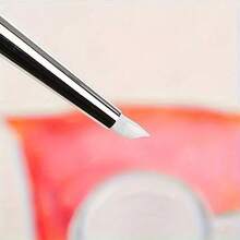 5pcs Silicone Brush Set, Plastic Handle, Suitable For Watercolor, Oil Painting, Polymer Clay Sculpting, Nail Art Brushes, Art Tools - Ideal Christmas & Halloween Gift