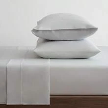 Solid Pillowcase Set Of 2 Cotton Blend Standard Pillow Cases Er Soft And Breathable Envelope Closure Bed Pillow Covers Hine Washable Grey Pillow Cases Standard Grey