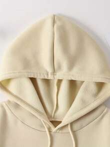 Sudadera hoodie sweatshirt dama mujer gorro capucha encapuchada manga larga algodon bolsa canguro cangurera bolsa bolsillo estampado 1889 san francisco california letrero letras numeros fechas college colegial universidad universidades escolar varsity lindo cute tierno suave pachoncita puños rib acanalados casual atletica aesthetic homie cossy casa diario frio ciudad urbana moderna juvenil comoda abrigadora caliente calientita ejercicio pijamada - Albaricoque - Ver 3