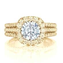Bộ 1 nhẫn đính hôn phong cách cổ điển dành cho nữ, đá Cubic Zirconia hình vuông cắt công chúa, thích hợp đeo hàng ngày và đám cưới, quà tặng lý tưởng cho ngày lễ tình nhân - bạc - Xem 9