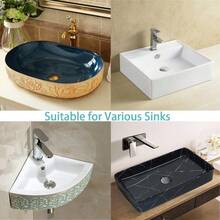 Bathroom Sink Stopper Hair Catcher, Universal Pop Up Sink Drain Filter With Stainless Steel Filter Basket, Bathroom Sink Drain Strainer - 2個 - 查看 10