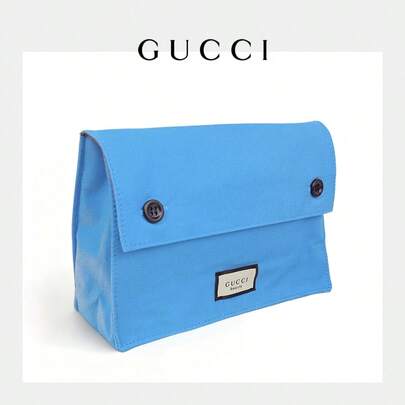 Gucci Minimalist Chic Luxury Makeup Bag Portable Storage Pouch Stylish Women's Compact Purse​
