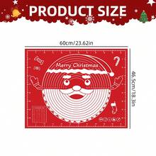 1 pieza Tapete de hornear con temática navideña con medidas, tapete para pastelería de gran tamaño y multiusos antiadherente - Duradero y antideslizante, apto para estirar masa, amasar masa y hornear, material, accesorio de cocina, herramienta de cocina ideal para Navidad, agrega alegría festiva