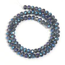 1pc Shiny Light Blue Faceted AB Color Abacus Glass Crystal Beads 4/6/8mm, Fashion Classic Colorful Christmas Decoration Jewelry Making DIY Craft Supplies For Earrings/Bracelets/Anklets/Necklaces, Christmas Tree Decor, Holiday Decoration, Wedding Decor, Window Decor, Clothing & Bag Accessories - Light Blue - View 7