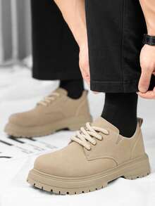 Herren Lässig/Business/Formelle Schuhe, Neuer britischer Stil vielseitige Dicksohlen Leder Sneaker - Verschiedenfarbig - Übersicht 25